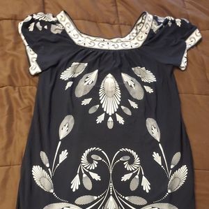 Black and white dress